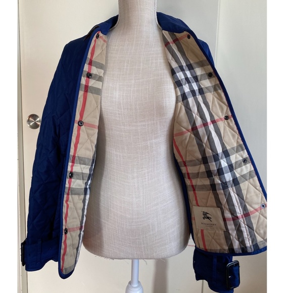 Burberry Diamond Quilted Thermoregulated Jacket, Blue Royal S - Picture 4 of 12